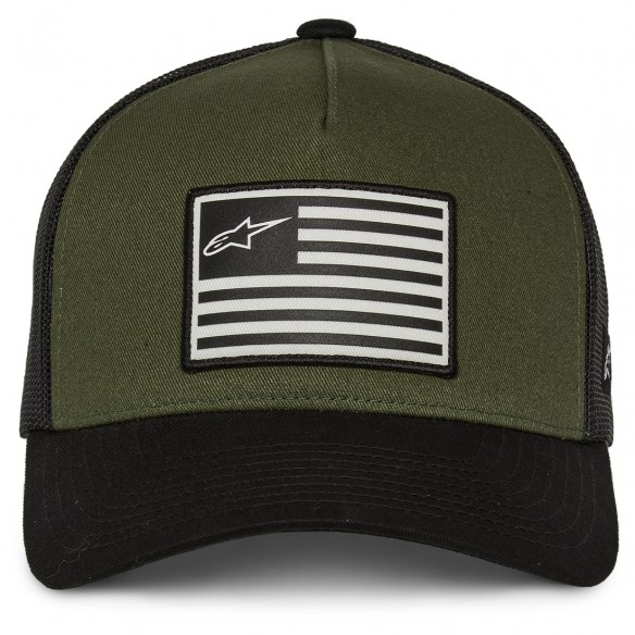 Gorra Flag Snapback Vrd militar/Neg