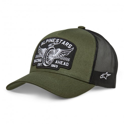 Gorra Heritage Patch Trucker Vrd militar/Neg