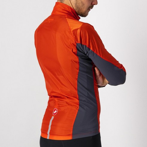Chaqueta Squadra Stretch Rj Fiery/Gr osc