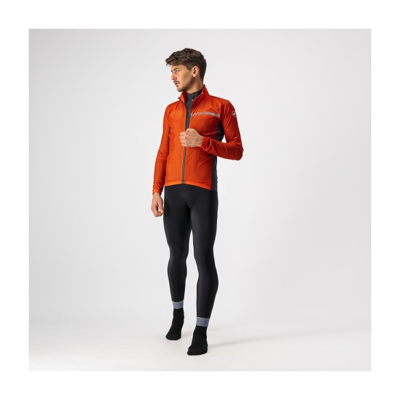 Chaqueta Squadra Stretch Rj Fiery/Gr osc