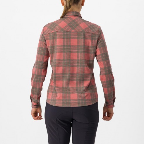 Camisa Unlimited Flannel W Rj mineral/Gr osc