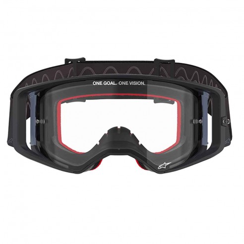 Máscara Supertech Corp Neg/Gr Transp