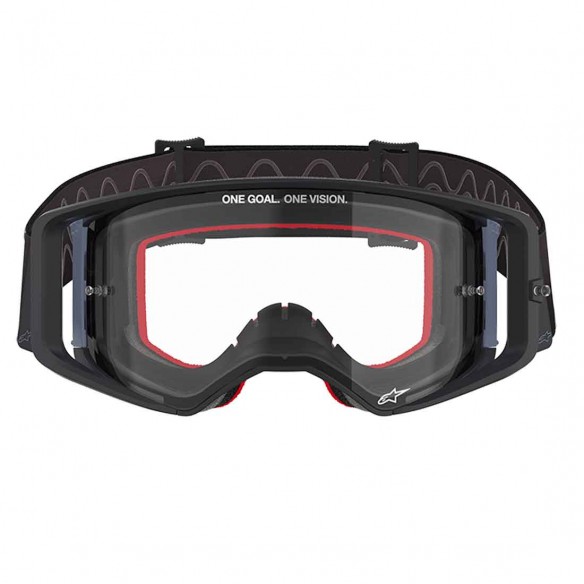 Máscara Supertech Corp Neg/Gr Transp