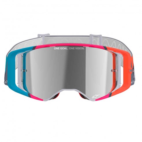 Máscara Supertech Stream Gr/Multi Espejo Pt