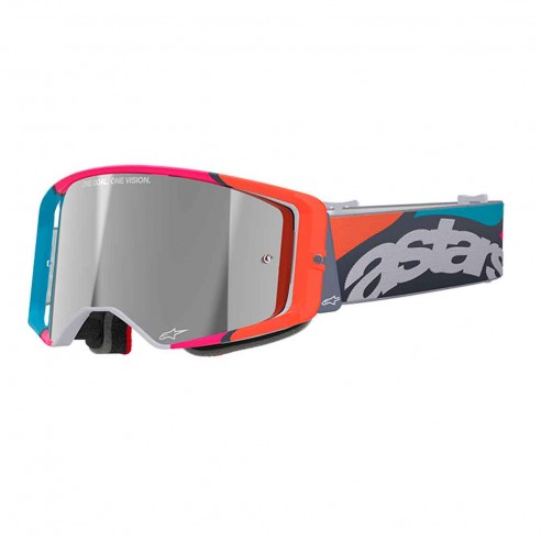 Máscara Supertech Stream Gr/Multi Espejo Pt