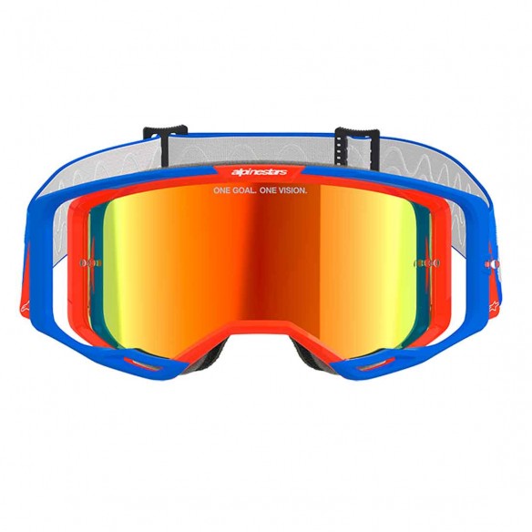 Máscara Vision 8 Wordmark Az/Nrj Espejo Rj