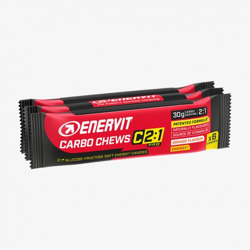 Carbo Chews Enervit C2:1 Naranja 3x34g Carbo Chews Enervit C2:1 Naranja 3x34g