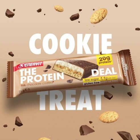 Barrita Proteinas Enervit Cookie 55g Barrita Proteinas Enervit Cookie 55g