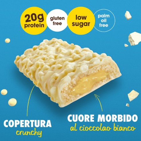 Barrita Proteinas Enervit Chocolate blanco 55g Barrita Proteinas Enervit Chocolate blanco 55g