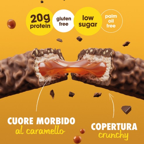 Barrita Proteinas Enervit Caramelo 55g Barrita Proteinas Enervit Caramelo 55g