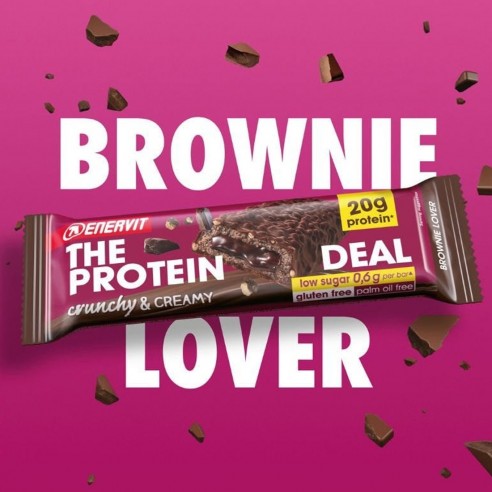 Barrita Proteinas Enervit Brownie 55g Barrita Proteinas Enervit Brownie 55g