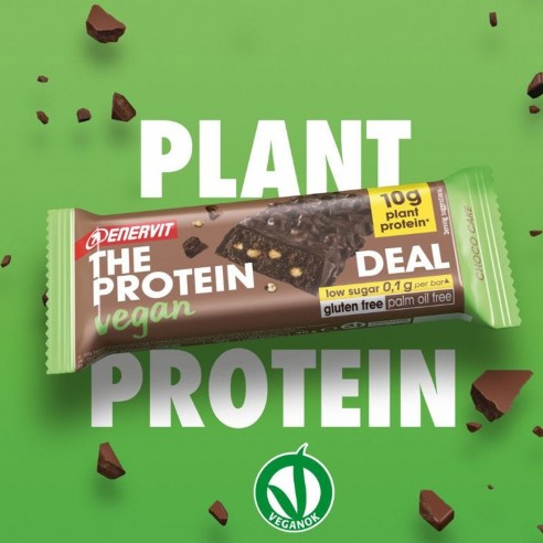 Barrita Proteinas Enervit Tarta Choco Vegana 40g Barrita Proteinas Enervit Tarta Choco Vegana 40g