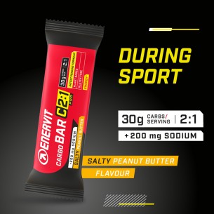 Barrita Enervit C2:1 Carbo Crema Cacahuete 45g 2
