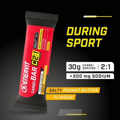 Barrita Enervit C2:1 Carbo Crema Cacahuete 45g Barrita Enervit C2:1 Carbo Crema Cacahuete 45g