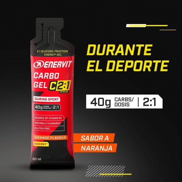 Gel Enervit C2:1 Carbo Naranja 60ml