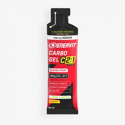 Gel Enervit C2:1 Carbo sodio Limón