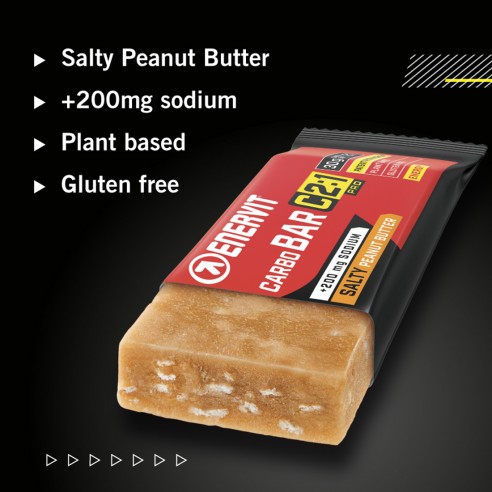 Barrita Enervit C2:1 Carbo Salty Crema Cacahuete 45g