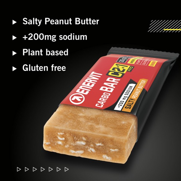 Barrita Enervit C2:1 Carbo Salty Crema Cacahuete 45g