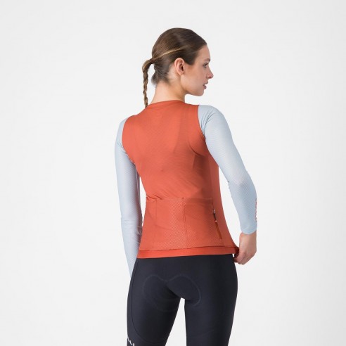 Maillot Corretto W m/l Rj Paprika/Az Winter