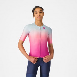 Maillot UPF W Az Winter/Rs Violeta