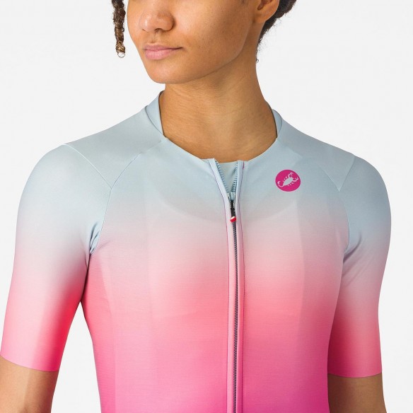 Maillot UPF W Az Winter/Rs Violeta