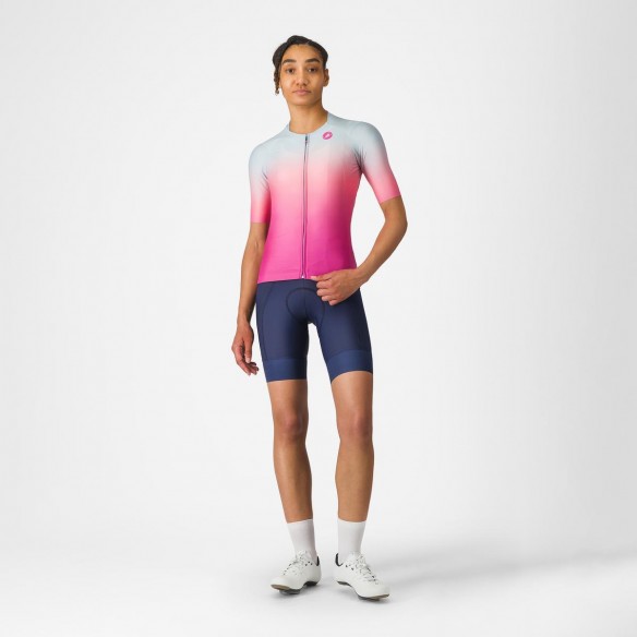 Maillot UPF W Az Winter/Rs Violeta
