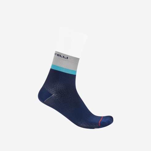 Calcetines Tonal Logo W 12 Az Belgian/Gr plt/Neon Cobalto