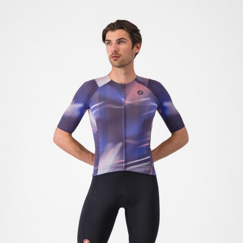 Maillot Aero Race 8S Neg osc/Rs Giro