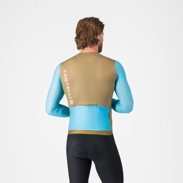 Maillot Corretto m/l Mrn Elmwood/Neon Cobalto/Bln