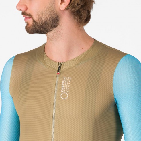 Maillot Corretto m/l Mrn Elmwood/Neon Cobalto/Bln