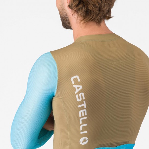 Maillot Corretto m/l Mrn Elmwood/Neon Cobalto/Bln