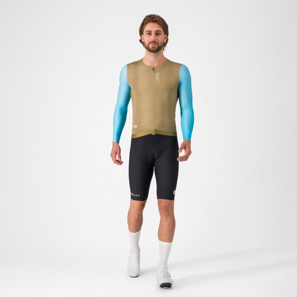 Maillot Corretto m/l Mrn Elmwood/Neon Cobalto/Bln