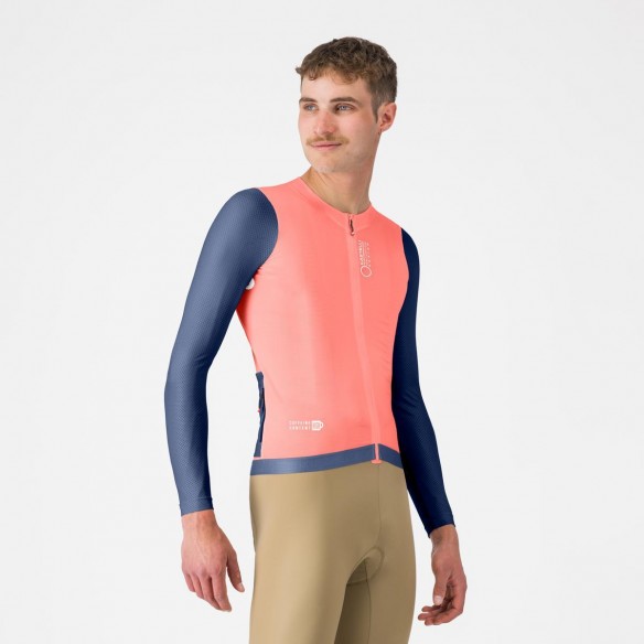 Maillot Corretto m/l Rs brill/ Az Belgian/Bln