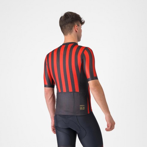 Maillot Competizione 3 AC Milan Rojo y Negro