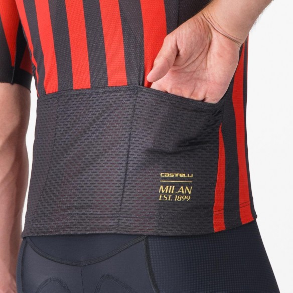 Maillot Competizione 3 AC Milan Rojo y Negro