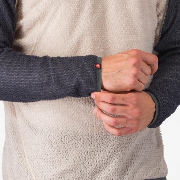 Sudadera Polar Castelli Alpha Gr plt/Gr osc