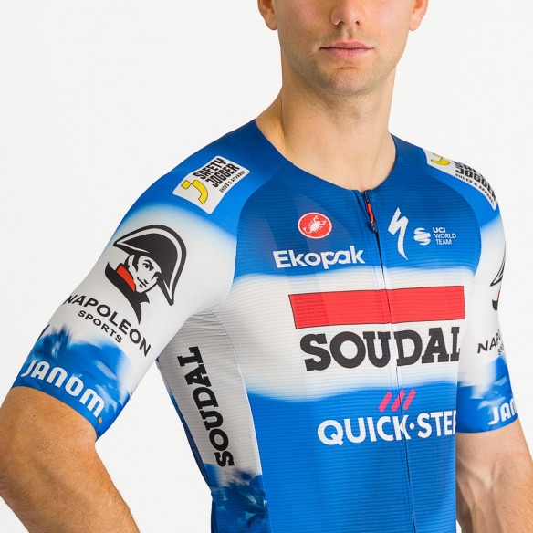 Maillot Aero Race 7 Az Ceram/Bln Soudal QuickStep 2024