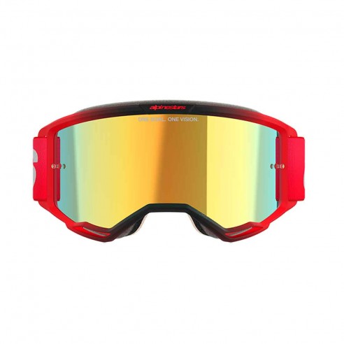Máscara Vision 5 Blaze Rj Espejo Oro