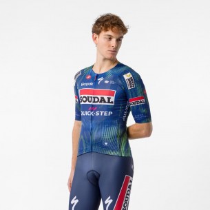 Maillot Aero Race 8S Az/Lima Elec  Soudal QuickStep 2026