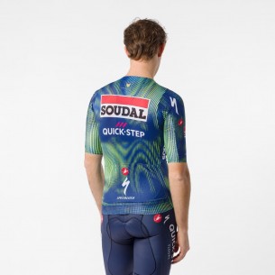 Maillot Aero Race 8S Az/Lima Elec  Soudal QuickStep 2026 2