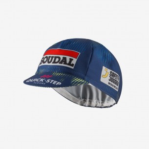 Gorra Cycling Az/Lima Elec Soudal QuickStep 2026