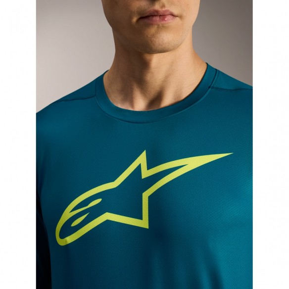 Maillot A-Dura Ride m/l Az/Vrd