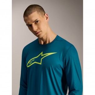 Maillot A-Dura Ride m/l Az/Vrd