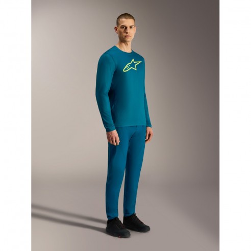 Maillot A-Dura Ride m/l Az/Vrd