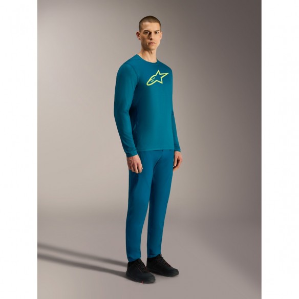 Maillot A-Dura Ride m/l Az/Vrd