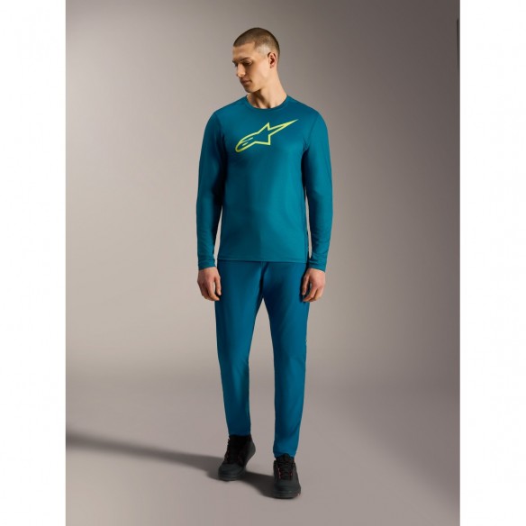 Maillot A-Dura Ride m/l Az/Vrd