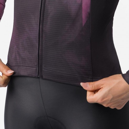 Maillot Prismatic Thermal m/l Neg/Burdeos osc