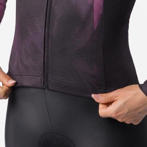 Maillot Prismatic Thermal m/l Neg/Burdeos osc