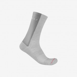 Calcetines Logo 18 Merino Gr plt/Gr osc