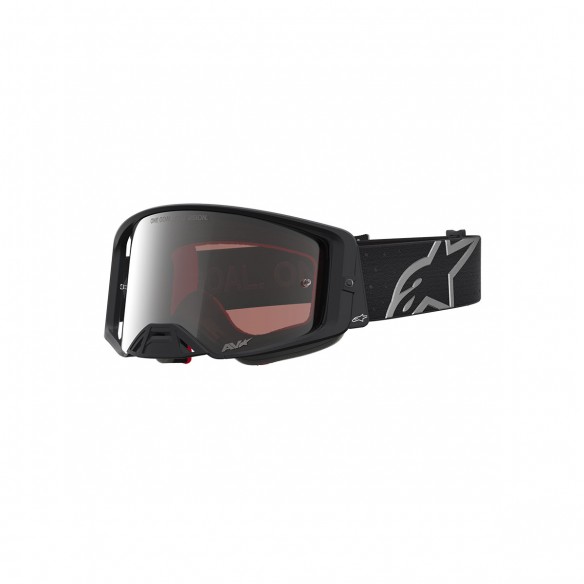 Máscara Supertech Vesta Neg mate/Pt/Pt Espejo